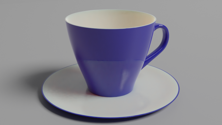 Coffee cup and saucer preview image 1